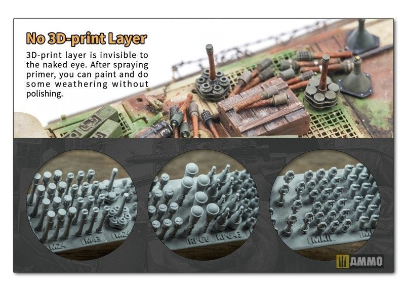 Liang 0421 3D-Print Russia Grenade WWII x 58 1/35 – Bild 2
