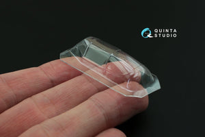 Quinta Studio QC48020 Yak-1B correction vacuformed clear canopy 1 pcs (for Accurate miniatures/Zvezda/Eduard kit) 1/48 – Bild 5