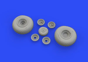 Eduard 6481020 B-17F wheels diamond tread EDUARD 1/48 – Bild 6