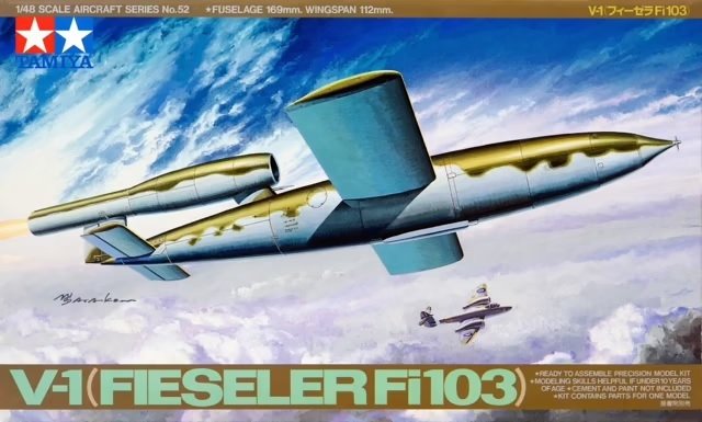 Tamiya 61052 German V-1 Flying Bomb Fieseler Fi10 1/48 – immagine 2