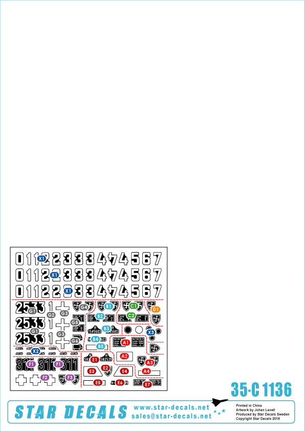 Star Decals 35-C1136 SS-Wiking # 3 1/35 – imagen 2