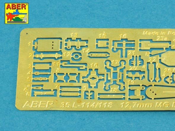 Aber 35L-118 Barrel for Russian 12,7mm heavy machine gun DShK, after WWII version (T-54/55; BTR-60APC) 1/35 – zdjęcie 3
