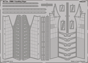 Eduard 48737 TBD-1 volets d&amp;#39;atterrissage 1/48 GREAT WALL HOBBY
