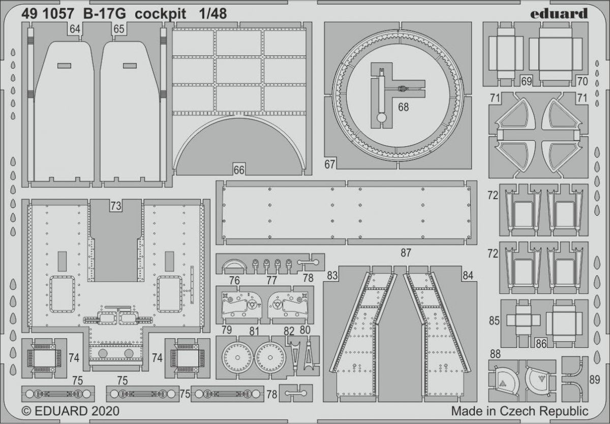 Cockpit Eduard 491057 B-17G 1/48 HK MODELS – image 2