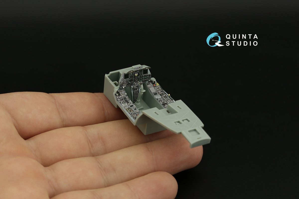 Quinta Studio QDS-48323 A-10C 3D-Printed &amp;amp; coloured Interior on decal paper (Academy) (Small version) 1/48 – immagine 11