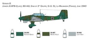 Italeri 72010 Junker Ju-87B Stuka - Ensemble complet pour modélisme - Kit de démarrage 1/72 – image 5