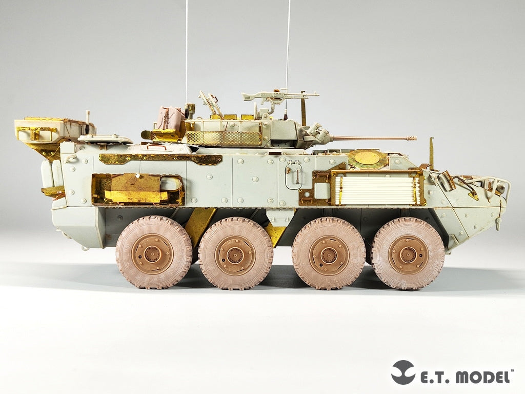 E.T. Model P35-155 U.S.Army Stryker Armored Vehicle Sagged Wheels For TRUMPETER Kit 1/35 – imagen 9