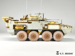 E.T. Model P35-155 U.S.Army Stryker Armored Vehicle Sagged Wheels For TRUMPETER Kit 1/35 – imagen 9