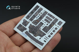 Quinta Studio QDS-35132 AH-64A 3D-Printed coloured Interior on decal paper (Trumpeter) (Small version) 1/35 – Bild 5
