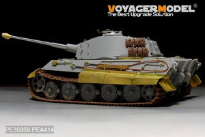 Maquette Voyager PE35959 Char King Tiger allemand de la Seconde Guerre mondiale (tourelle Hensehel) pour HOBBYBOSS 84531 1/35 – image 4