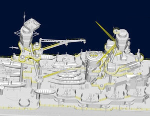 Trumpeter 03701 USS Arizona BB-39 1/200 – zdjęcie 5