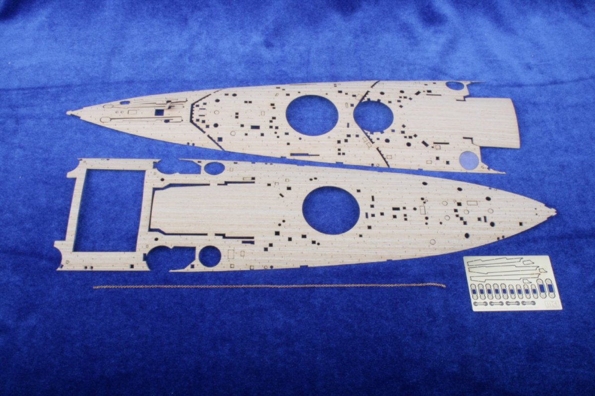 MK1 Design MD-35018 King George V Wooden Deck 1/350