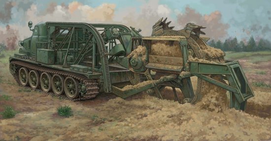 Trumpeter 09502 BTM-3 High-Speed ​​Trench Digging Vehicle 1/35