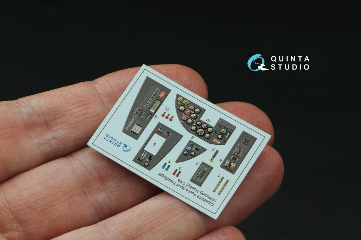 Quinta Studio QD48512 FW Triebflugel 3D-Printed coloured Interior on decal paper (Amusing hobby) 1/48 – imagen 5