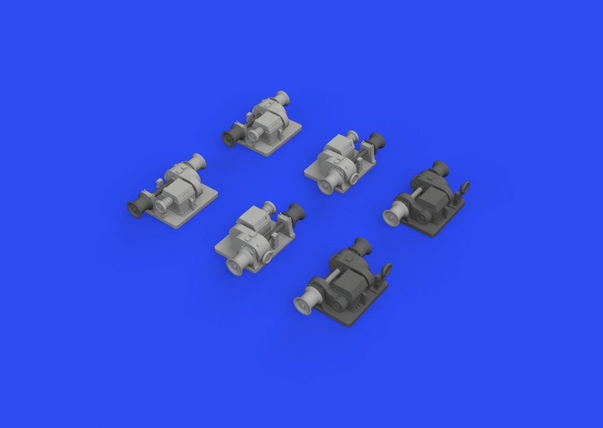 Eduard 653003 USN electric ship winches PRINT 1/350