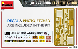 MiniArt 38056 US 1,5t 4×4 G506 FLATBED TRUCK 1/35 – Bild 2