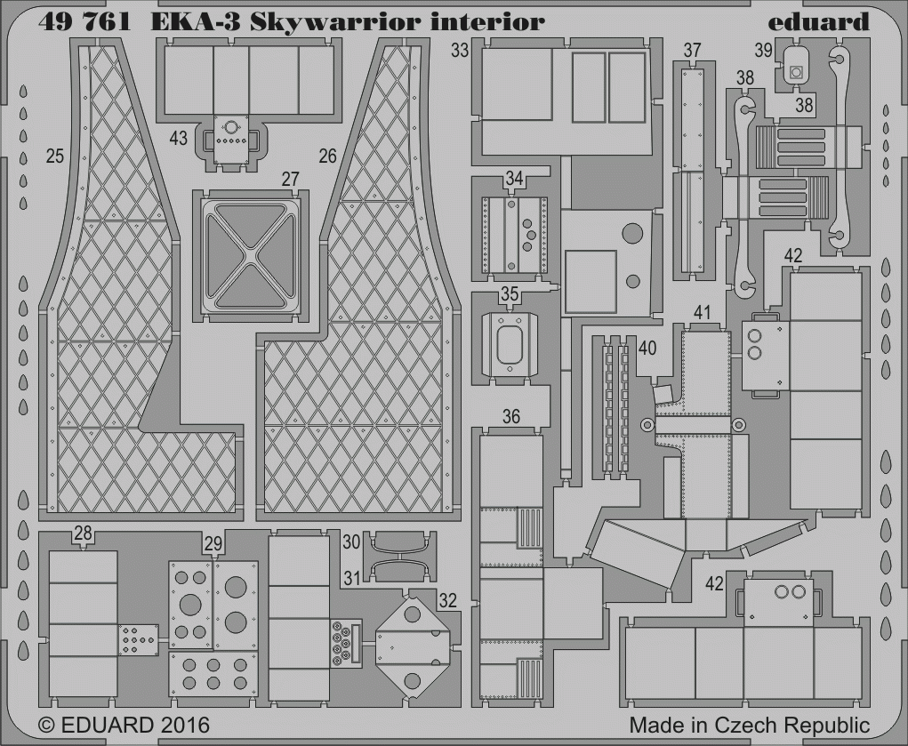 Eduard 49761 EKA-3 Skywarrior interior TRUMPETER 1/48 – Bild 2