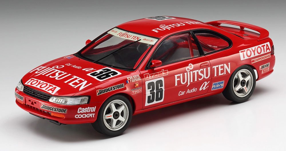 Hasegawa 20302 Fujitsu Ten Tom&amp;#39;s Corolla AE101 Limited Edition 1/24 – immagine 2
