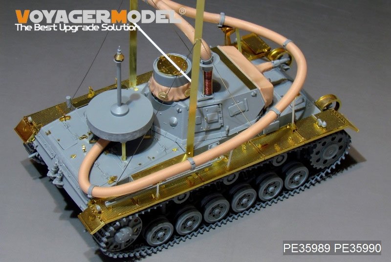 Ailes Voyager Model PE35990 pour char allemand Pz.KPfw.III Ausf. FH de la Seconde Guerre mondiale, compatibles avec la maquette DRAGON au 1/35
