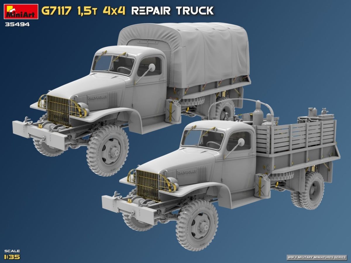 MiniArt 35494 G7117 1,5T 4x4 Repair Truck 1/35 – Bild 39