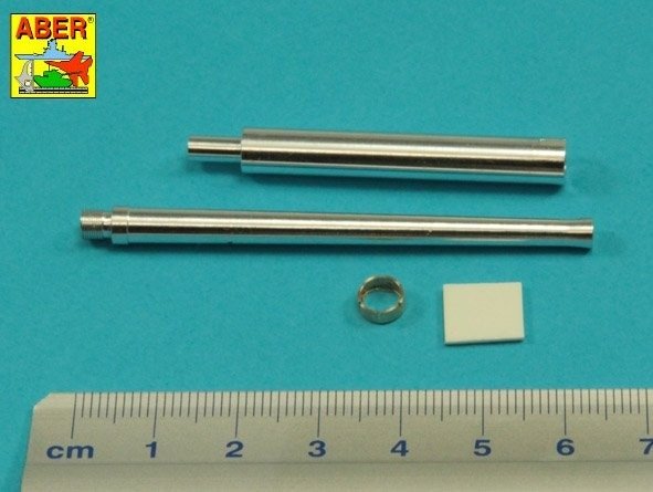 Aber 16L-19 Lufa 37mmM6 do amerykańskich czołgów M3iM5 / Gun barrel for 37 mm M6 gun used on US M3 M5 tanks 1/16 – zdjęcie 2