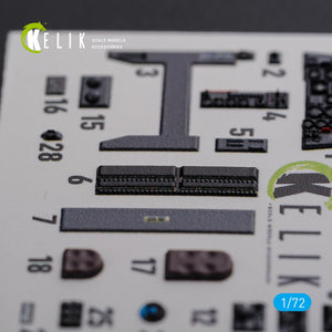 KELIK K72104 HE-219 UHU interior 3D decals for Dragon kit 1/72 – Bild 7