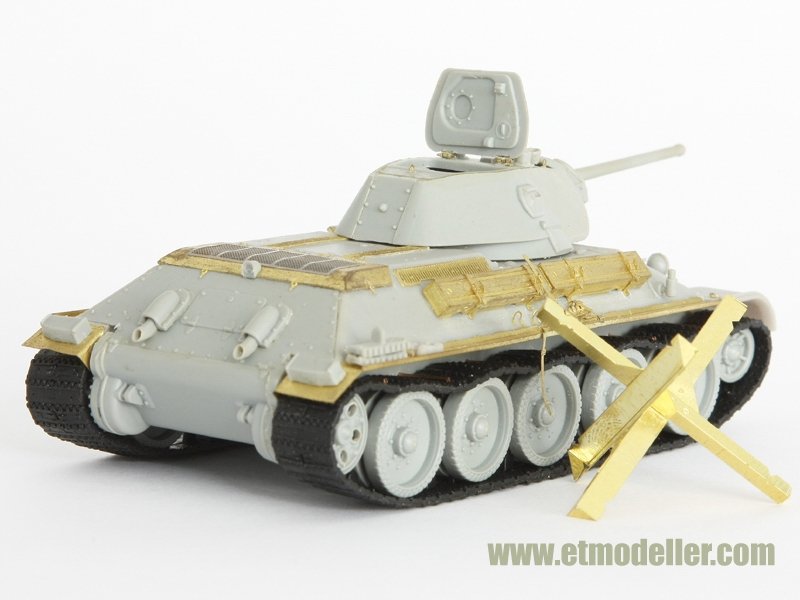 Maquette ET Model E72-005 T-34/76 soviétique Mod.1941 de la Seconde Guerre mondiale pour kit DRAGON au 1/72 – image 4