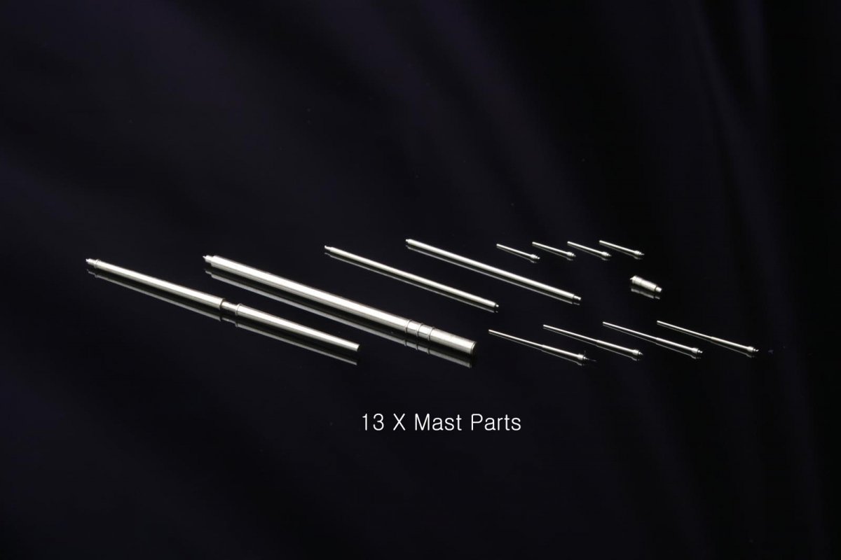 MK1 Design MS-20007 USS IOWA MAST DETAIL-UP SET 1/200 – immagine 3