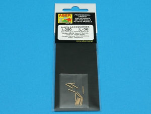Aber 350L-36 Set of 14 pcs 152mm barrels for Kongo, Haruna, Hiei, Kirishima, Fuso, Yamashiro 1/350 – Bild 6
