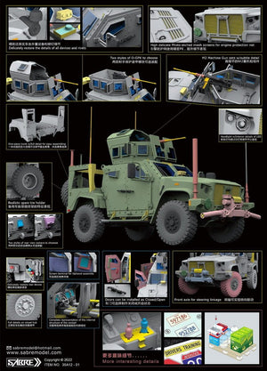 Saber 35A12-PRM JLTV M1278 Transporteur de canons lourds - Édition Premium 1/35 – image 3