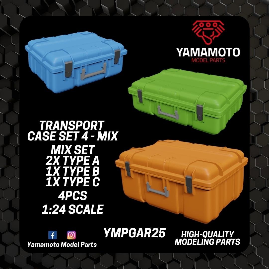 Yamamoto YMPGAR25 Transport Case Set 4 - Mix Set 1/24 – Bild 2