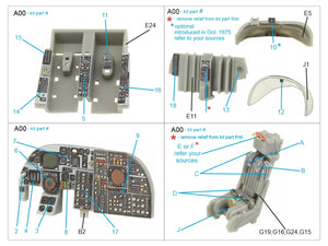 Quinta Studio QD72142 A-6A Intruder 3D-Printed coloured Interior on decal paper (Trumpeter) 1/72 – zdjęcie 2