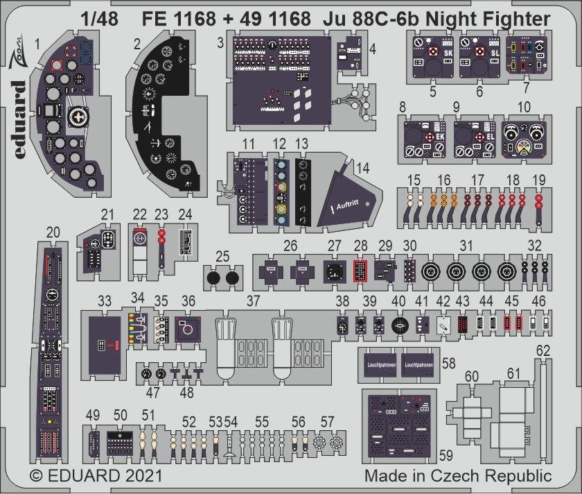 Eduard BIG49288 Ju 88C-6b Night Fighter ICM 1/48 – Bild 4