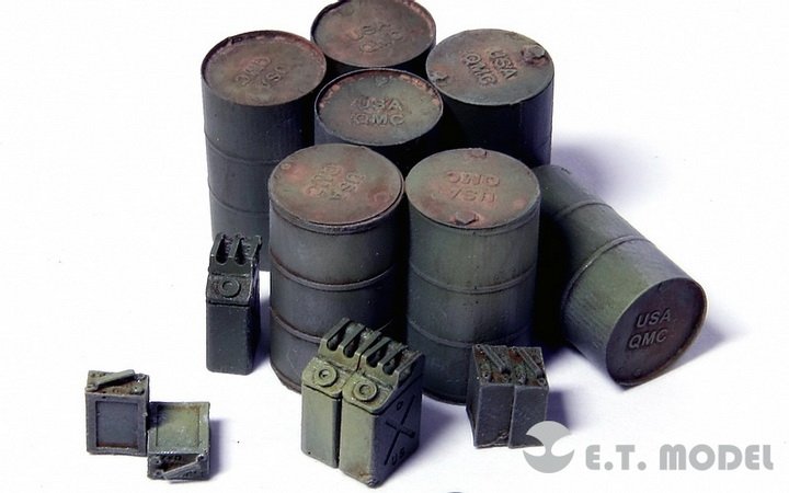 E.T. Model ETJ72-012 WWII Allied Oil Drum – zdjęcie 2