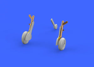 Eduard 672137 Spitfire Mk. IX legs BRONZE w/ 4 spoke wheels, smooth tire EDUARD 1/72 – immagine 3