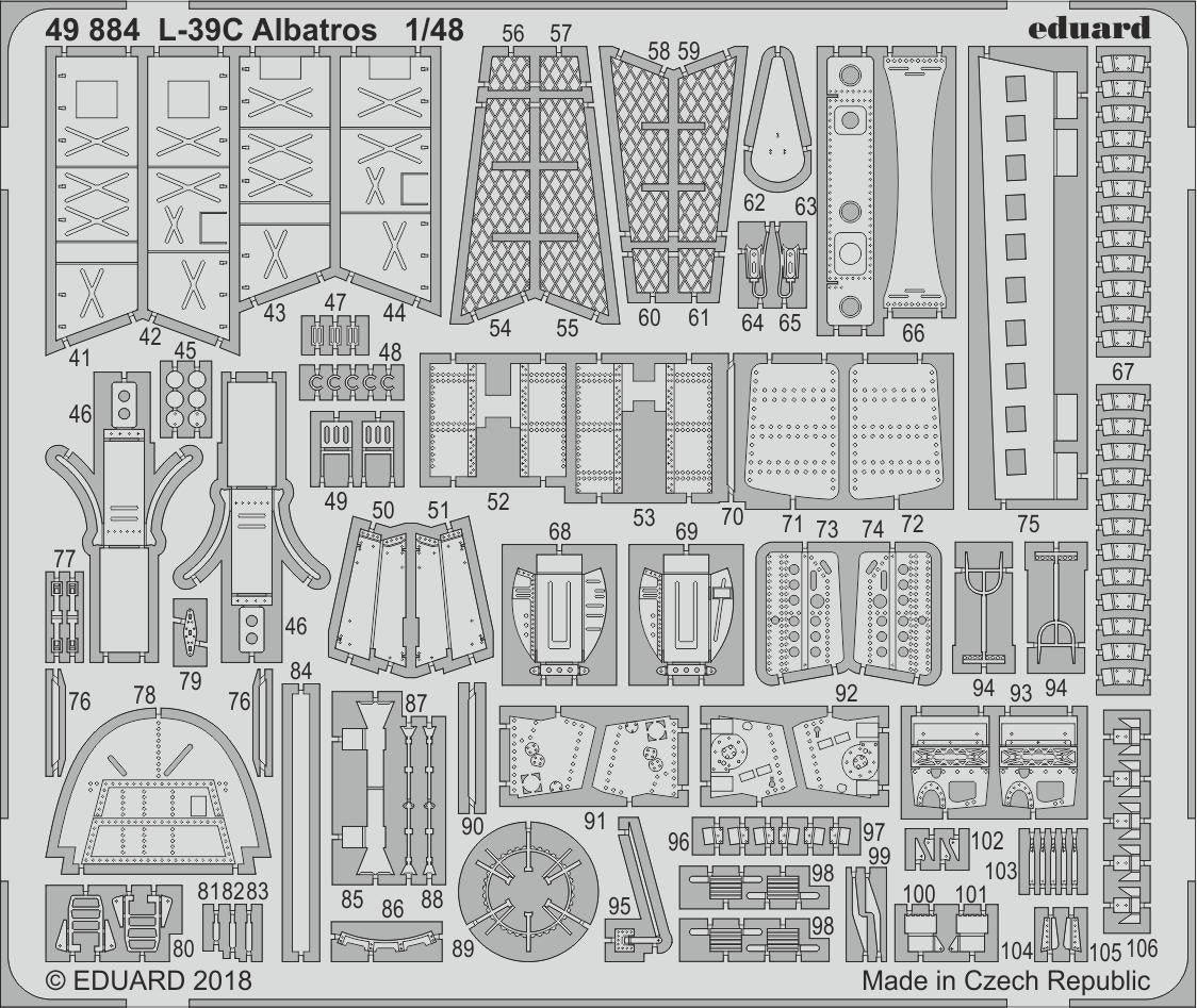 Eduard 49884 L-39C Albatros TROMPETTE 1/48 – image 2