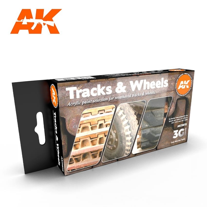 AK Interactive AK11672 3G TRACKS & WHEELS 6x17 ml