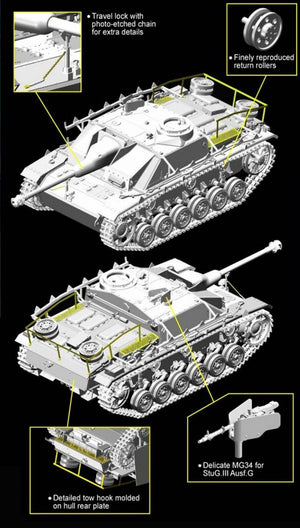 Dragon 6593 StuG.III Ausf.G Late Production Dec.1944 1/35 – immagine 2