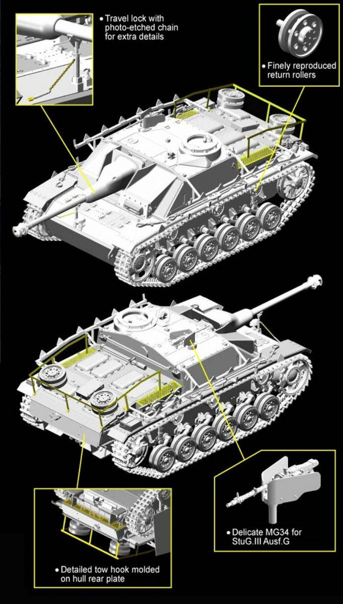 Dragon 6593 StuG.III Ausf.G Late Production Dec.1944 1/35 – immagine 2