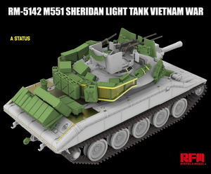 Rye Field Model 5142 M551 Light Tank Sheridan Vietnam War 1/35 – immagine 4