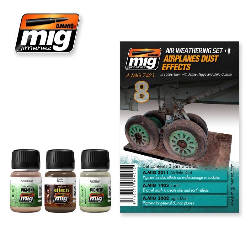 AMMO of Mig Jimenez 7421 AIRPLANES DUST EFFECTS