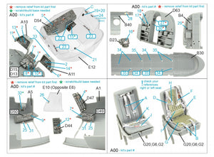 Intérieur imprimé en 3D et coloré sur papier décalcomanie Quinta Studio QD48381 Mi-17 (AMK) 1/48 – image 2