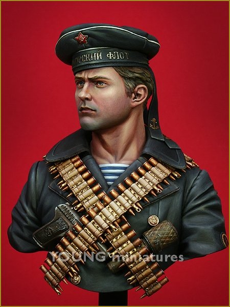 Young Miniatures YM1821 The Black Devil The Soviet Naval Infantry in the WW2 1/10 – Bild 3