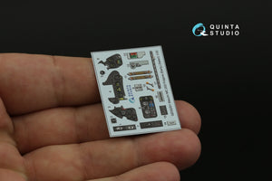 Quinta Studio QD32201 Macchi MC.202 Folgore Early 3D-Printed &amp;amp; coloured Interior on decal paper (Italeri) 1/32 – zdjęcie 10