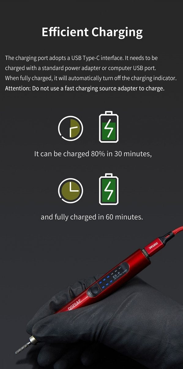 DSPIAE ES-P Portable Electric Sharpening Pen / Elektryczny zestaw do grawerowania – immagine 3