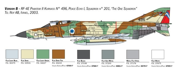 Italeri 2818 RF-4E Phantom II 1/48 – imagen 5