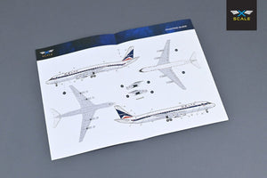 X-Scale 144001 Airliner DC-8-33 - Long-Range Narrow-Body Passenger Airliner 1/144 – Bild 2