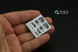 Quinta Studio QD32174 F-35A/C 3D-Printed &amp;amp; coloured Interior on decal paper (Trumpeter) 1/32 – immagine 6