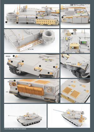 MK1 Design MM-35013 ROKA K2 DETAIL-UP METAL PARTS A for Academy 1/35 – immagine 5