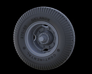 Panzer Art RE35-247 Road wheels for Bussing-Nag 4500 (late pattern) 1/35 – Bild 3